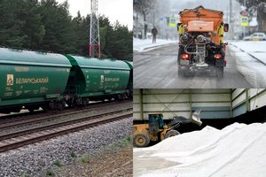 Vilnius nori atsisakyti baltarusiškos druskos kelių priežiūrai – Vyriausybės prašo skubiai panaikinti išimtį sankcijose