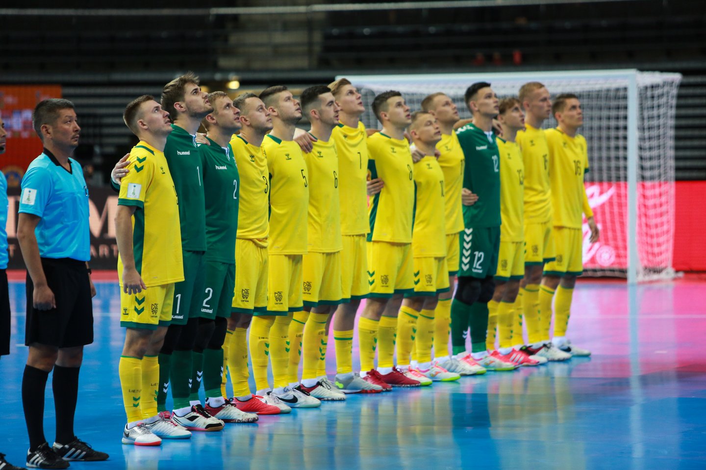 Pasaulio futsal čempionate Lietuva kausis su favoritu Kazachstanu. <br>G. Bitvinsko nuotr.