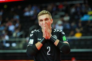20-ąją sek. įvartį praleidusi Lietuvos rinktinė savo likimą futsal čempionate spręs šeštadienį