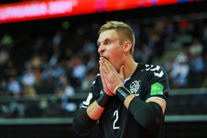 Lietuvos futsal rinktinės vartininko E. Žagaro svajonė dar neišsipildė – norėjo įmušti geriausiam planetos vartų sargui
