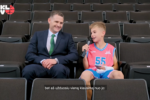 Jaunasis LKL reporteris Aistis aplankė „Žalgirį“: klausimo apie M. Blaževičių sulaukė ir M. Schilleris