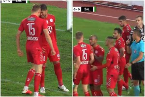 A lygoje – konfliktas tarp dviejų „Panevėžio“ žaidėjų: gynėjus išskyrė komandos draugai ir teisėjas