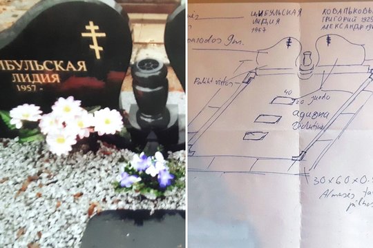 Paminklą tėvams ir sau pastačiusi klaipėdietė liko priblokšta: po kreipimosi į meistrą viskas išgaravo