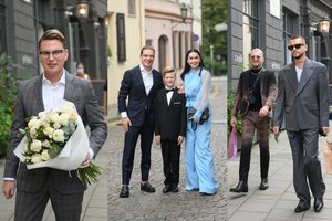 Natalijos Bunkės ir Edgaro Eidėjaus vestuvėse – išsipuošę žinomi svečiai