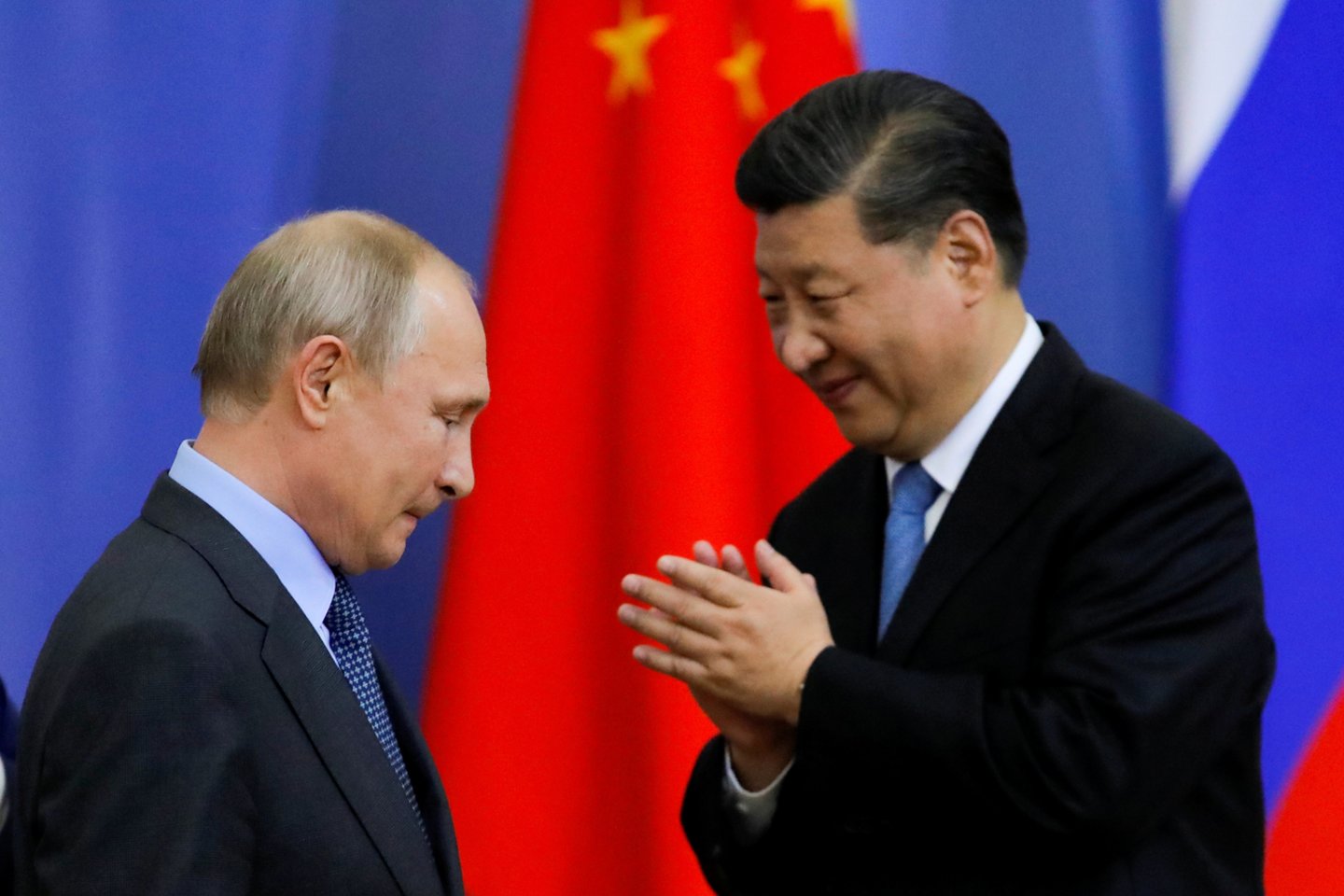 V. Putinas ir Xi Jinpingas<br>Reuters/Scanpix nuotr.