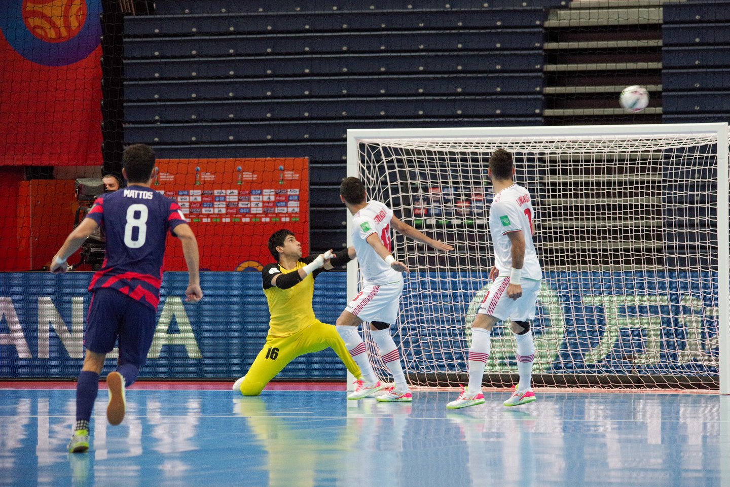 JAV - Iranas futsal rungtynės.<br> V. Ščiavinsko nuotr.