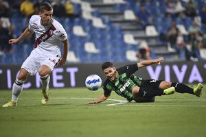 Beviltiškai atrodžiusi „Sassuolo“ namuose nusileido „Torino“ ekipai