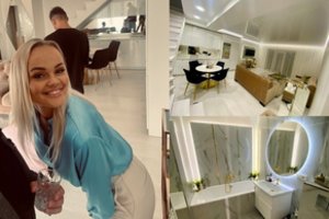 Žinoma grožio specialistė E. Norkeliūnė atvėrė savo 70 kv. metrų namų duris: interjerą kūrė pati