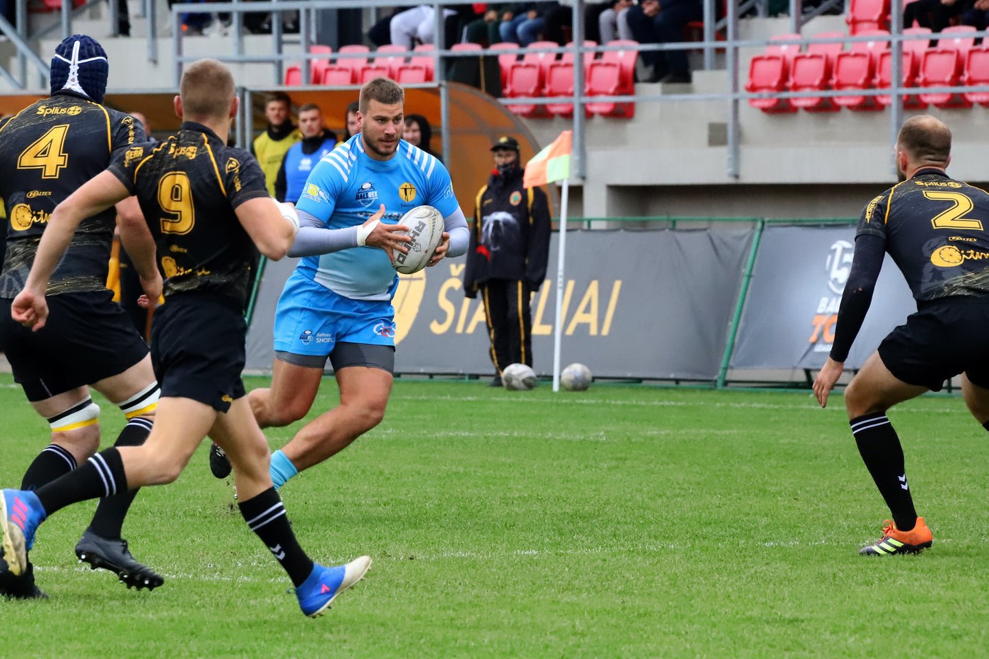 Šiaulių regbio komandų kovos vadinamos „Pietinia derbiu“.<br> A.Staponkaus nuotr.