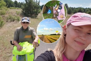 Įrodė, kad amžius – ne riba: Raminta su 65-erių mama dviračiais apkeliavo aplink Lietuvą