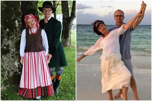 Telšiškių senjorų pora stebina: nė dienos neištveria be vienos veiklos