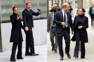 Po dukros gimimo pirmą kartą viešumoje pasirodžiusi Meghan Markle žavėjo rudenišku stiliumi