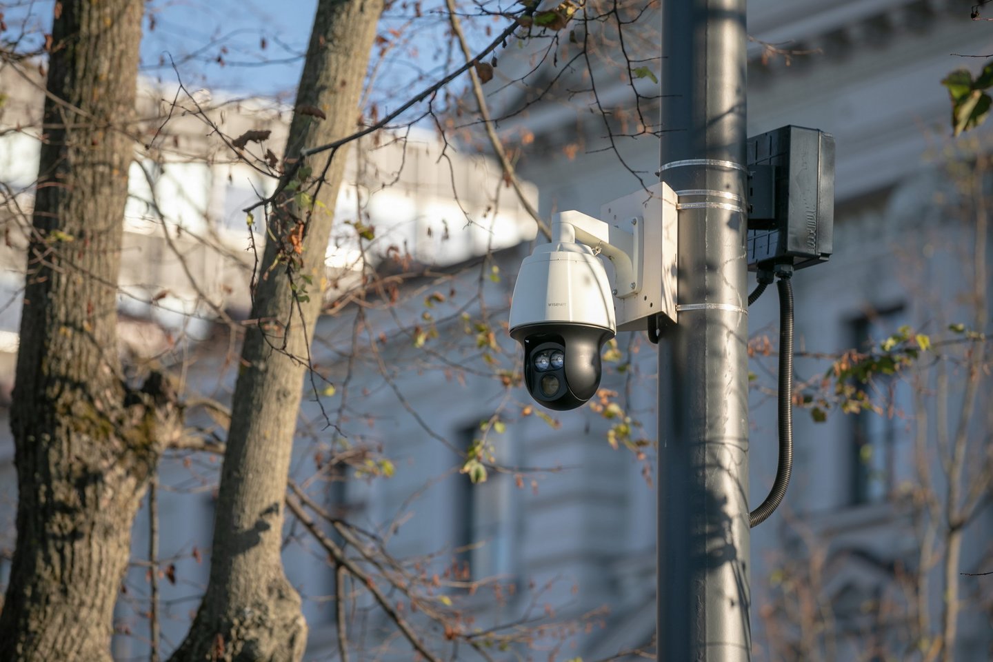  Vilniuje daugėja stebėjimo kamerų.<br> S.Žiūros nuotr.