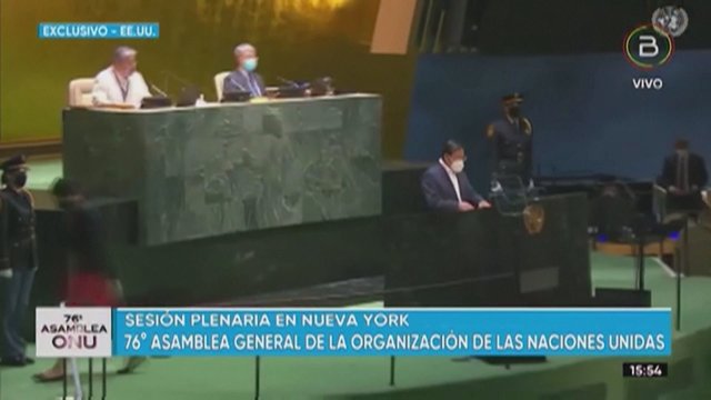 Bolivijos prezidentas kreipėsi į JT Generalinę Asamblėją: vakcinų gavimas turėtų būti laikoma žmogaus teise