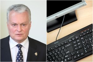 Po incidento G. Nausėdai sakant kalbą Čikagoje – akibrokštas su Prezidentūros svetaine