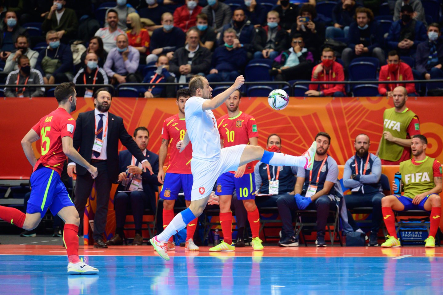  Futsal čempionato akimirka.<br> V.Skaraičio nuotr.