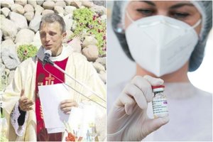Kunigo pamokslas pašiurpino žmones: pasiskiepijusiems nuo COVID-19 aiškino, kad į save įsileido velnią