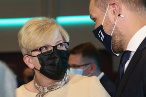 I. Šimonytė TS-LKD suvažiavime davė pažadą: „Darysiu viską, kovodama už žmonių gyvybes“