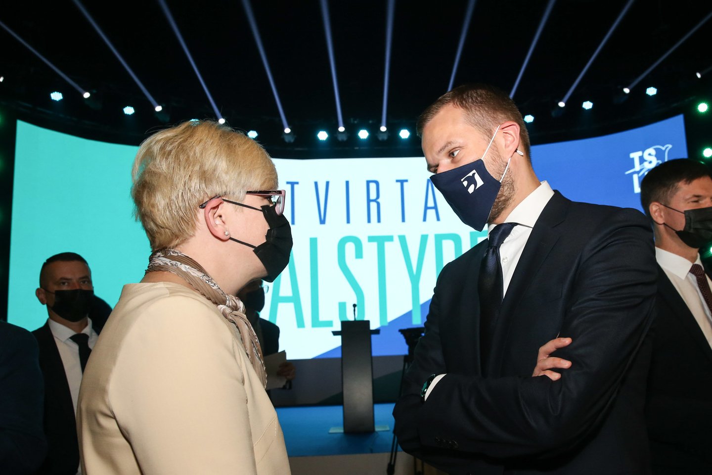 I. Šimonytė TS-LKD suvažiavime davė pažadą: „Darysiu viską, kovodama už žmonių gyvybes“.<br> R.Danisevičiaus nuotr.