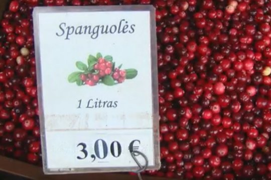 Spanguolių kaina šį sezoną kai kur siekia pusketvirto euro: prekiautojai teisinasi prastu derliumi