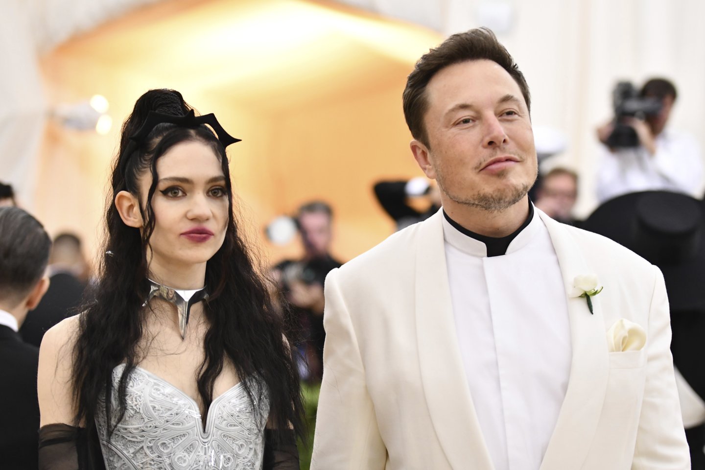  Elonas Muskas ir Grimes.<br> AP/Scanpix nuotr.