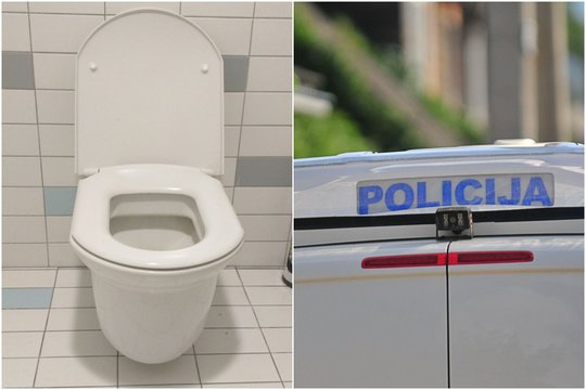 Ukmergėje po nepažįstamos moters apsilankymo tualete teko kviesti policiją