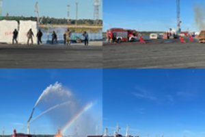 Klaipėdos uosto pratybose sutelktos tarnybų pajėgos