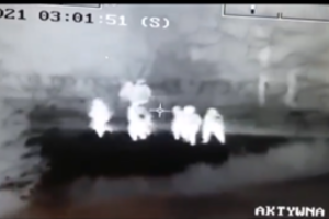 Į Lenkiją bet kokia kaina: vaizdo įrašas atskleidė, kaip Baltarusija padeda migrantams kirsti sieną