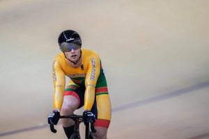 Vardinį kvietimą gavęs V. Lendelis prisijungs prie S. Krupeckaitės dviračių treko Čempionų lygos varžybose