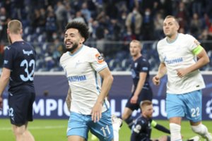 „Zenit“ pratrūko sutriuškinimu: Čempionų lygoje šventė pergalę po dviejų metų pertraukos