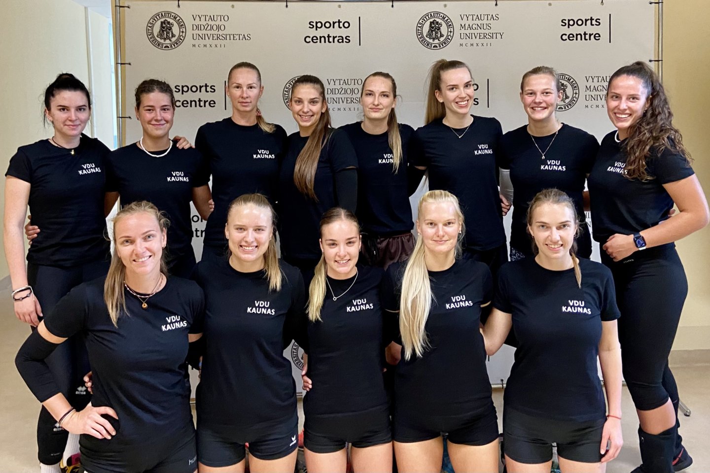 Kauno „Kauno-VDU“ tinklininkės.<br>„Kaunas-VDU“ nuotr.