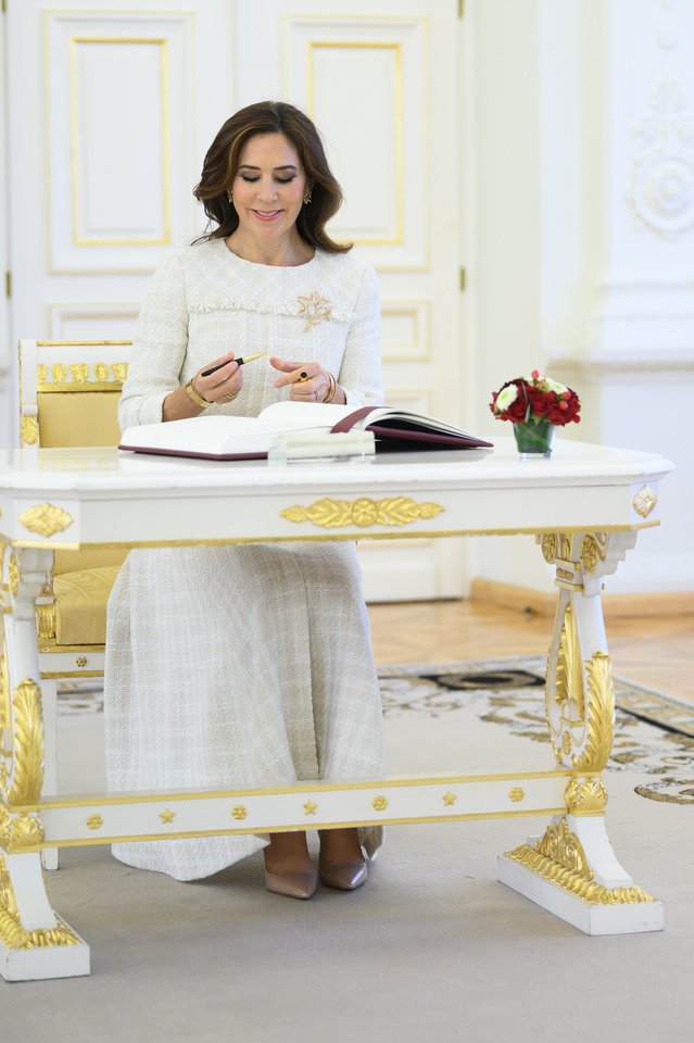 Prezidentūroje įvyko iškilmingas Danijos princesės Mary priėmimas.<br> V.Skaraičio nuotr.
