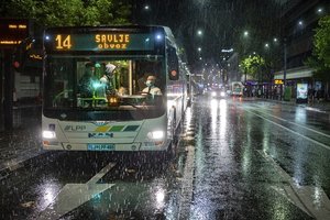 Slovėnijos sostinę užtvindė liūtys