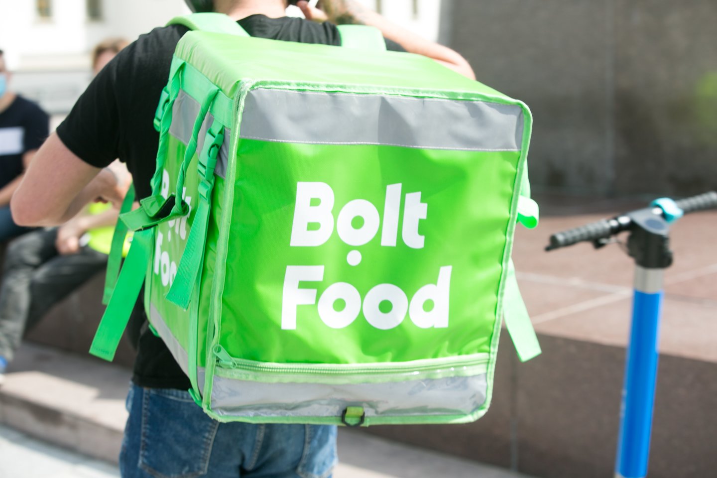 „Bolt Food“ didelio pokyčio, susijusio su nuo rugsėjo 13 d. įvesta galimybių pasų politika, nepastebėjo.<br>T.Bauro nuotr.