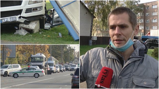 Siaubingos avarijos Panevėžyje liudininkas: vienas iš vaikų pakliuvo po ratais, bijojome net žiūrėti
