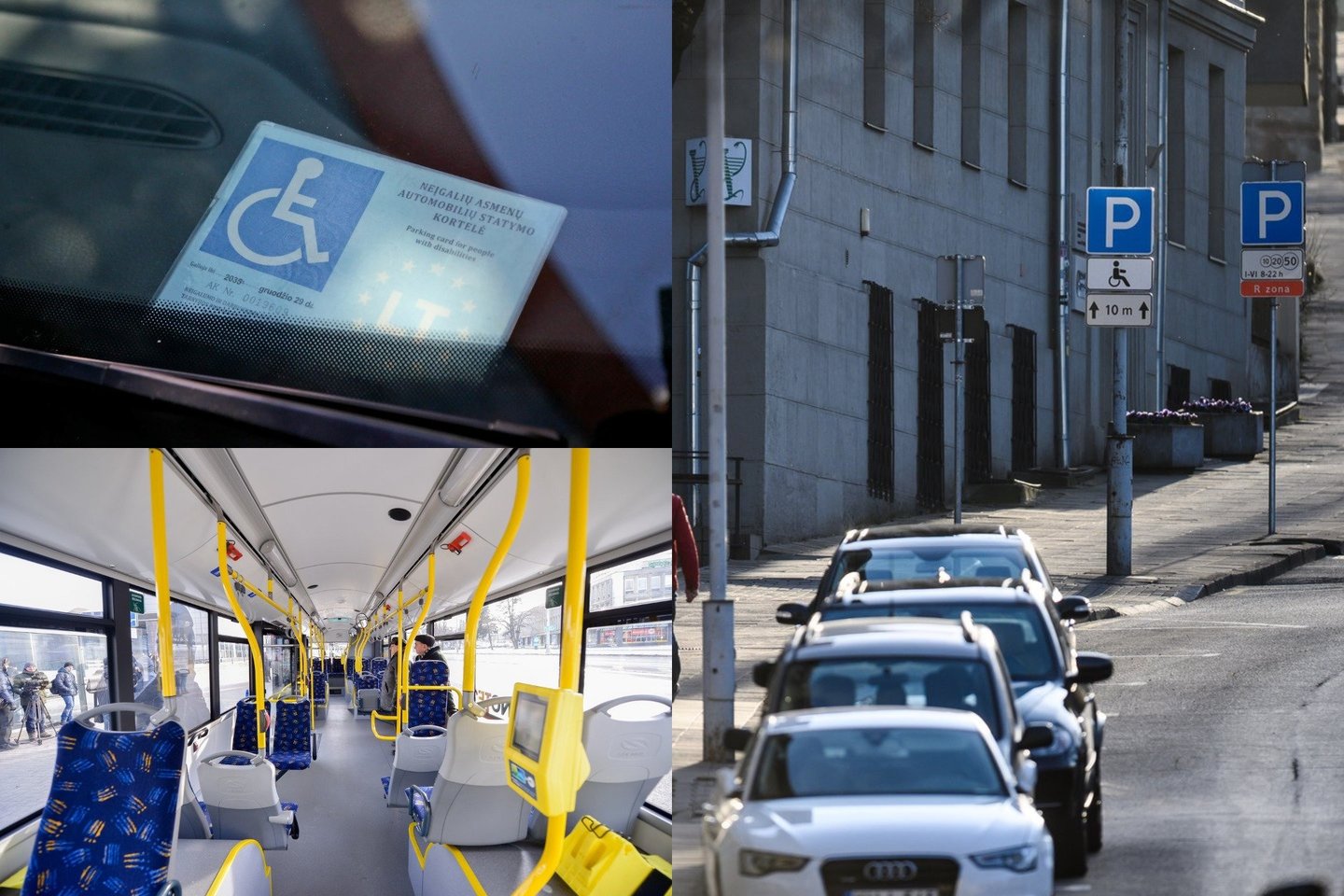 „Neįgalių asmenų automobilių statymo kortelės negausite“, – tokį atsakymą išgirdo onkologine liga sergantis vilnietis Vytautas.<br>lrytas.lt fotomontažas