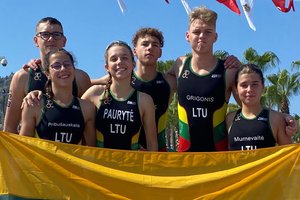 Europos jaunių triatlono čempionate – istoriniai Lietuvos pasiekimai