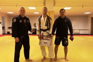 Lietuvos graplingo rinktinės lyderiui T. Smirnovui – juodas diržas