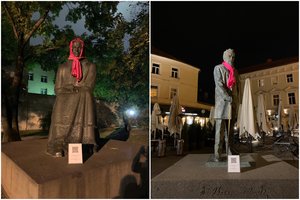 Kovos su krūties vėžiu mėnesio proga – rožinė staigmena vilniečiams