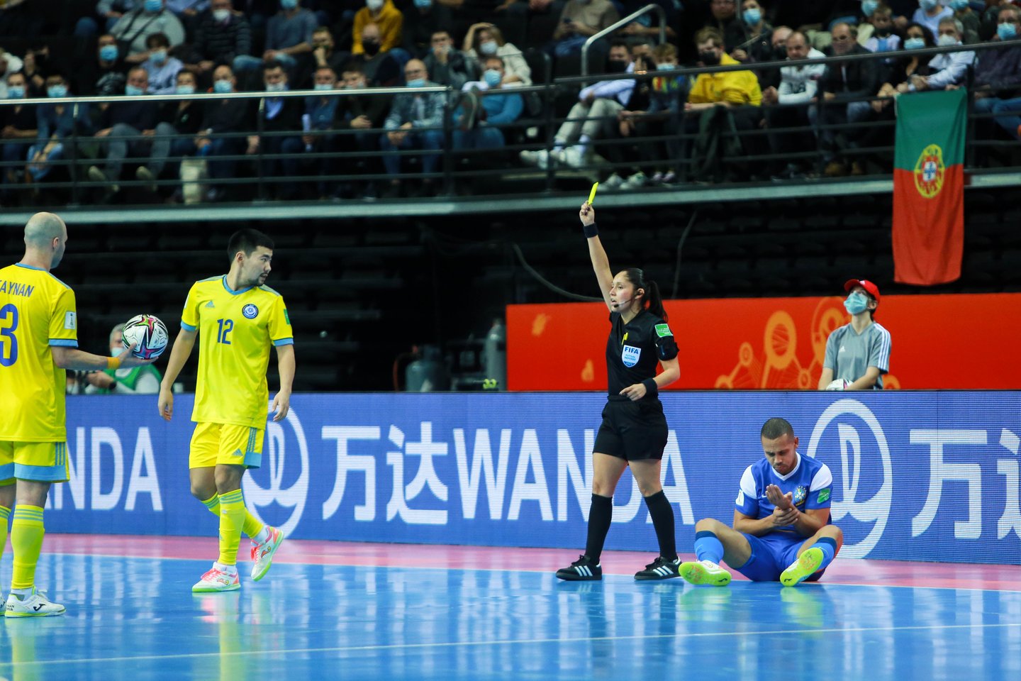 Brazilijos ir Kazachstano rungtynių akimirka.<br>G.Bitvinsko nuotr.