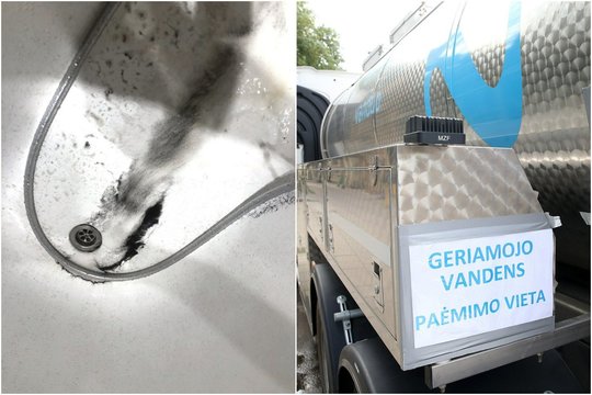 Vilniečių košmaras: iš čiaupo bėga drumzlinas vanduo, jo gerti negalima, sugadinta daugybė buitinės technikos