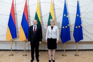 N. Pašinianas dėkoja Lietuvai už indėlį ES sprendžiant Kalnų Karabacho konfliktą