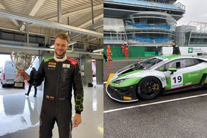 Paulo August sėkmė Italijoje: „Pirmos lenktynės prasidėjo šlapioje trasoje“