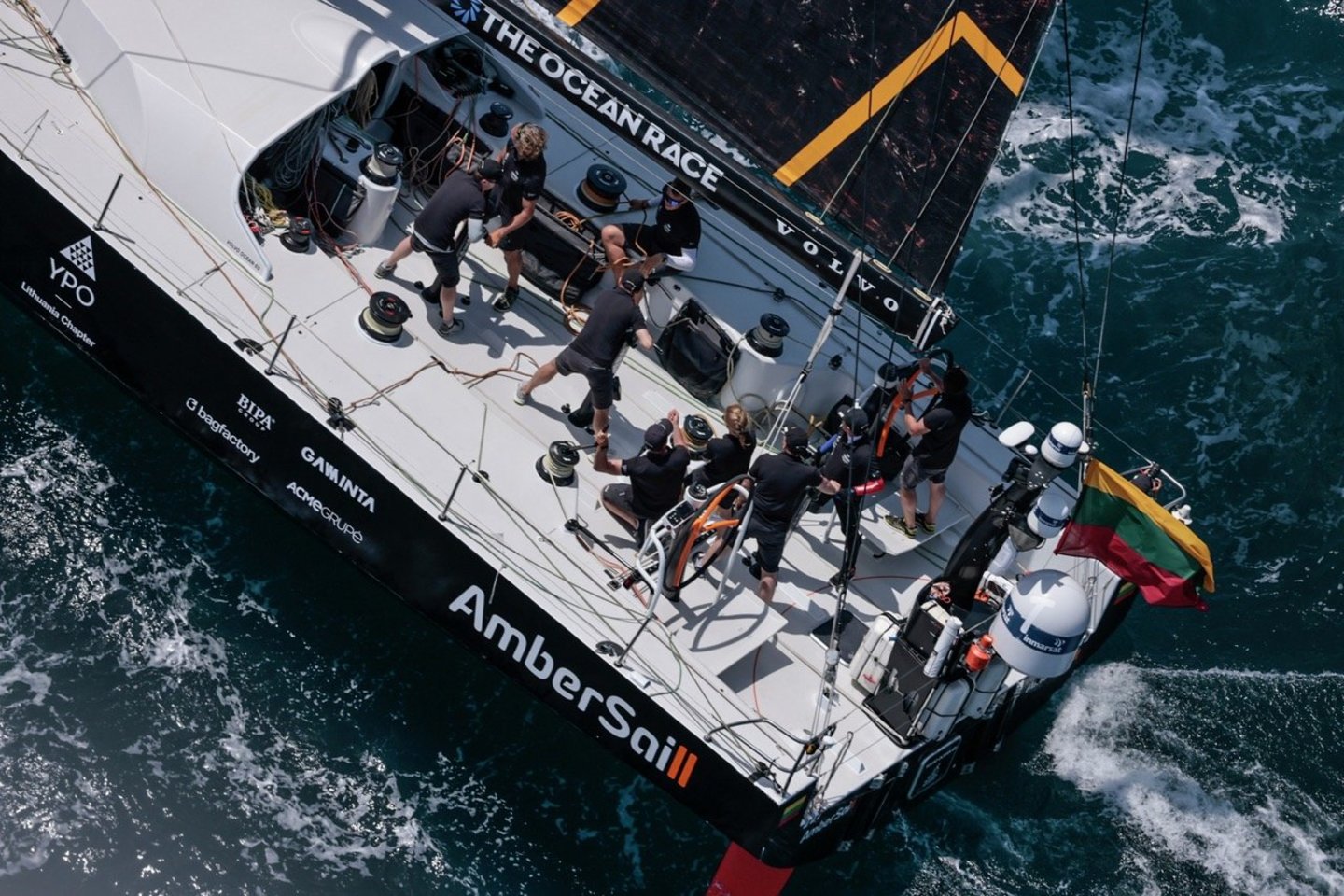 „Ambersail 2“ varžosi didžiųjų jachtų lenktynėse „Les Voiles de Saint Tropez“.<br> Ch.Jouany nuotr.