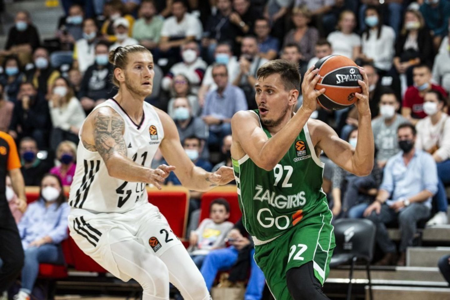 Kauniečių rungtynės Vilerbane.<br>zalgiris.lt nuotr.