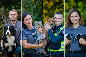 Klaipėdos pareigūnai ypatinga proga pasidalijo fotosesijos akimirkomis ir sulaukė daugybės reakcijų
