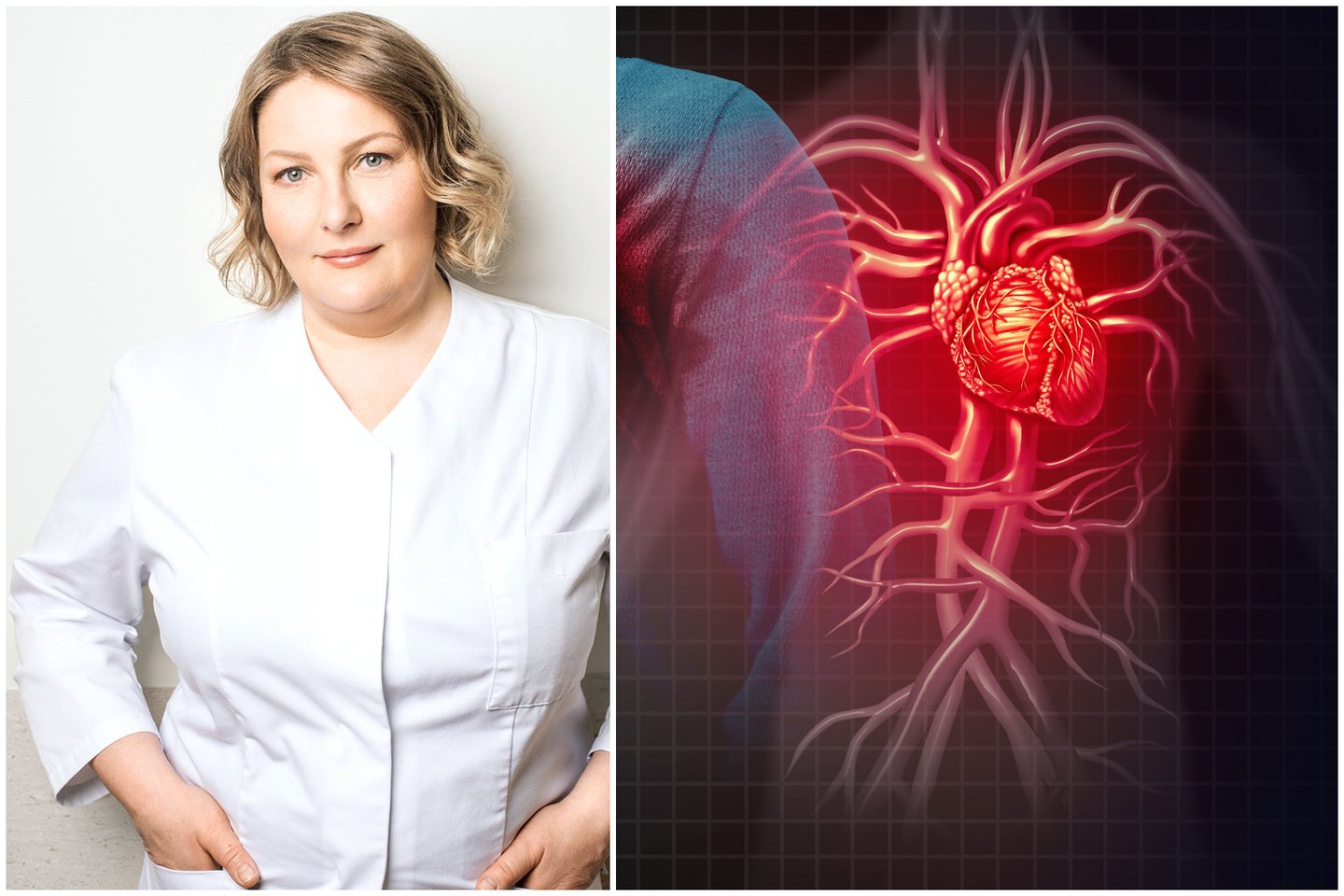 Širdies ir kraujagyslių ligos tebėra pagrindinė priežastis, dėl kurios Lietuvoje miršta žmonės.<br>123rf ir lrytas.lt nuotr. koliažas