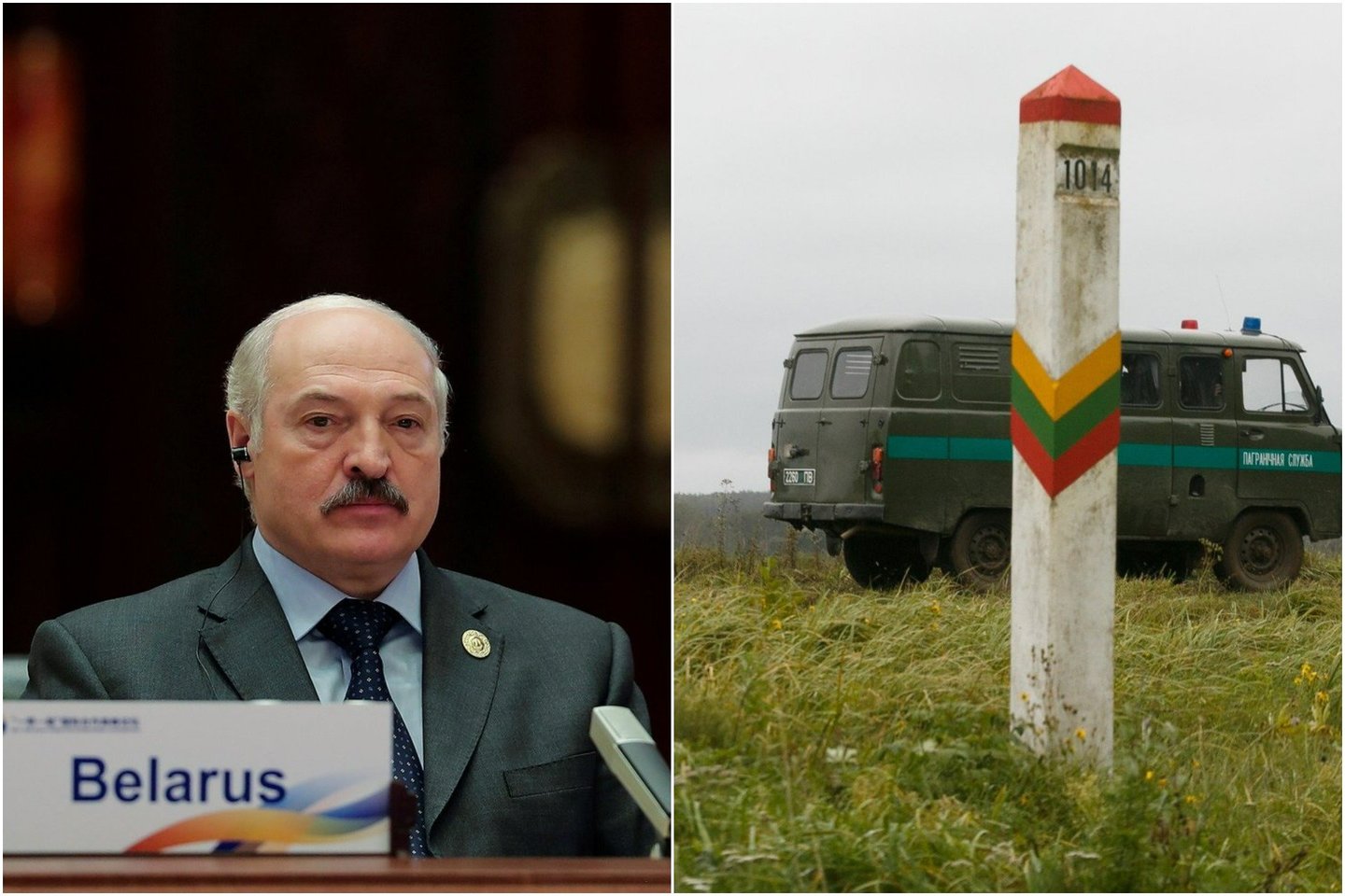 Pasienis siena Baltarusija.<br> lrytas.lt koliažas.