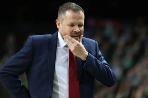 G. Žibėnas griežtai kreipėsi į savo auklėtinius: „Patys žinote, kokiai komandai atstovaujate“