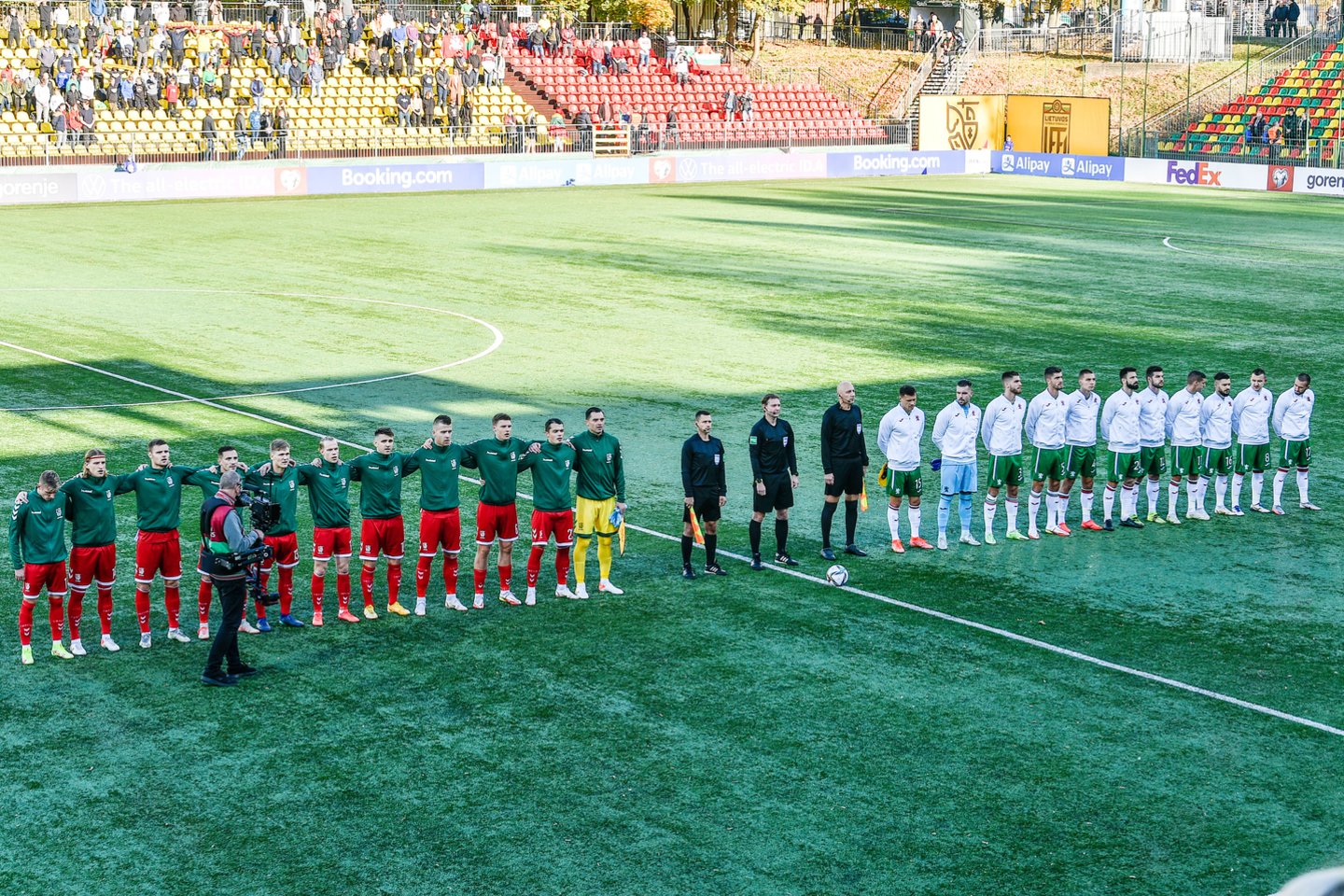 Futbolas,Lietuva-Bulgarija<br>V.Ščiavinsko nuotr.